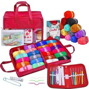 Purple Crochet Kit for Beginners